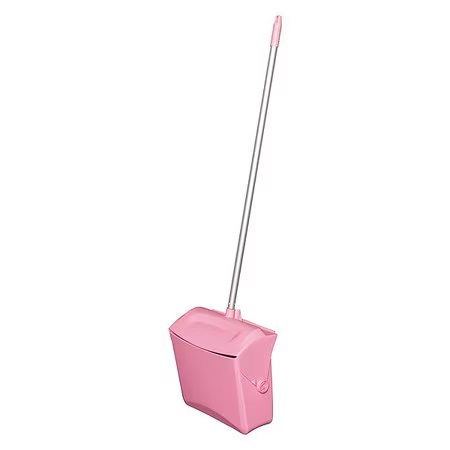 REMCO LOBBY DUSTPAN W/O BROOM PINK - Brushes & Brooms